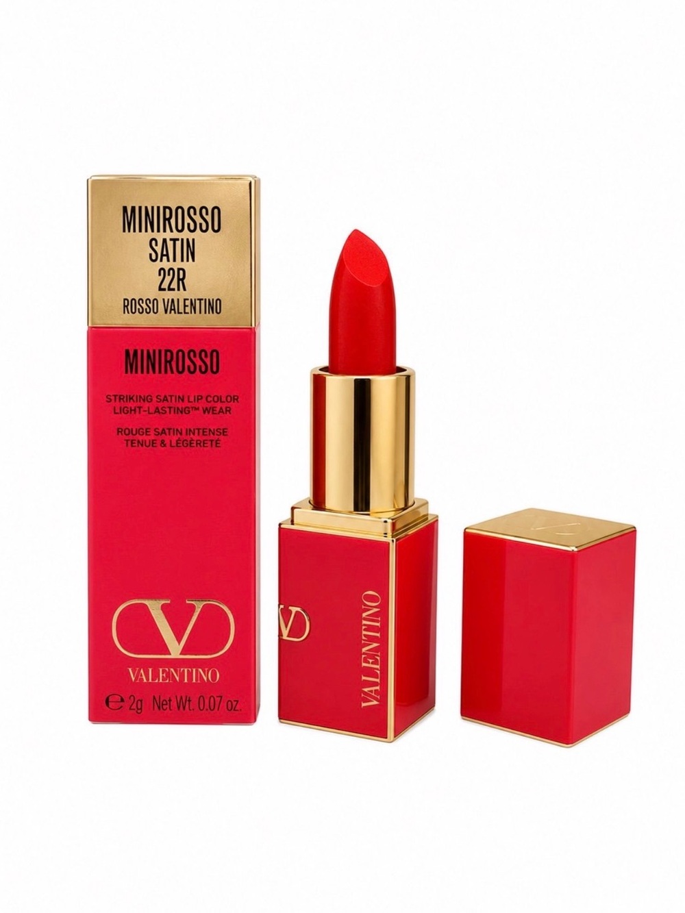 Valentino Minirosso Satin Lipstick - 22R